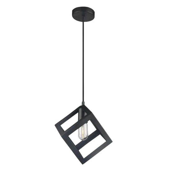 Φωτιστικό Οροφής Μονόφωτο Χατζηκοντίδης C10 Cubio 99 Κύβος - Μαύρο image 0