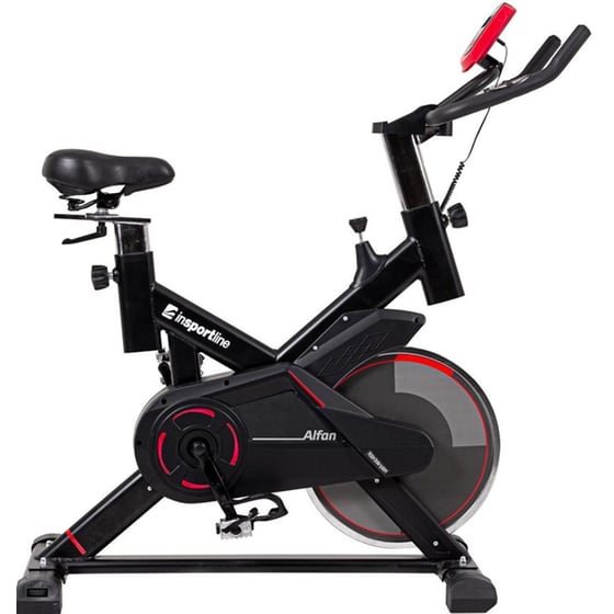 Ποδήλατο Γυμναστικής Spin Bike Alfan - Μαύρο/Κόκκινο image 1