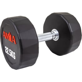 Βαράκι 22.5 kg Amila Πολυγωνικό 94362 1 Τμχ - Μαύρο