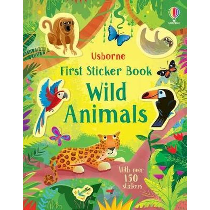 First Sticker Book Wild Animals