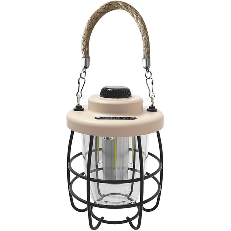 Sonora Φανάρι Led Επαναφορτιζόμενο για Camping 170lm 3.2W Μπεζ