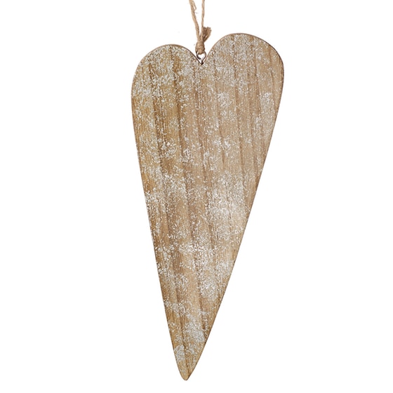 Xριστουγεννιάτικο Στολίδι Heaven Sends Ξύλινο 1 Τμχ - Καρδιά image 0