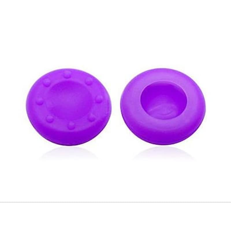 OEM Analog Controller Thumb Stick Silicone Grip Cap Cover 2x Purple