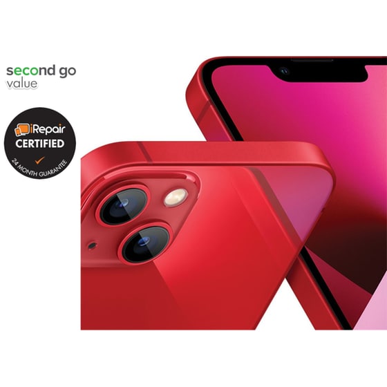 Μεταχειρισμένο Apple iPhone 13 256GB Product Red second go value Certified by iRepair image 3