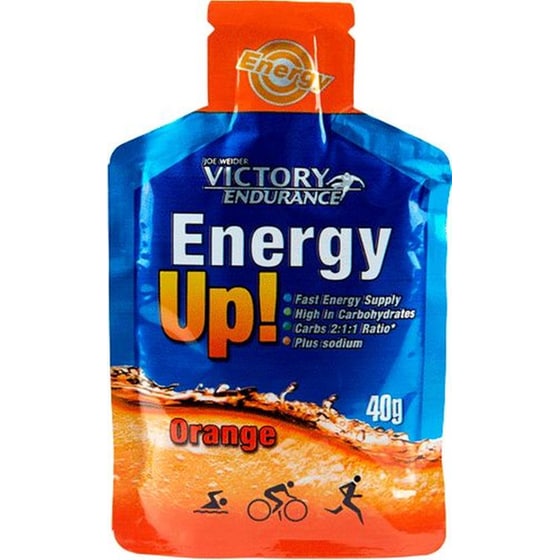 Ενεργειακό Gel Weider Energy Up Πορτοκάλι 40gr-24 τμχ image 1