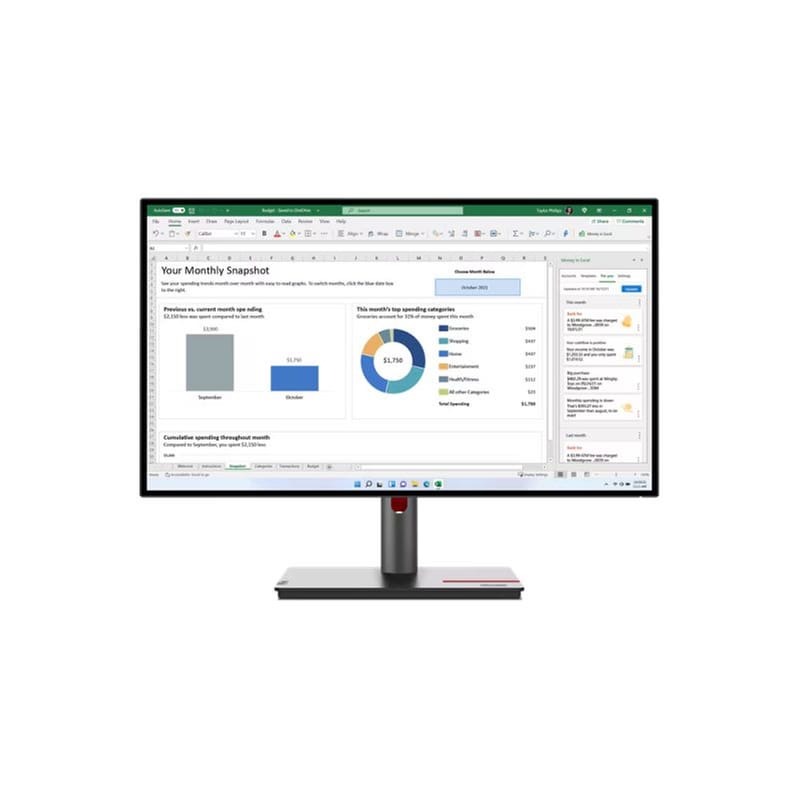 Lenovo ThinkVision P27q-30 27 QHD Flat 60 Hz 6 ms