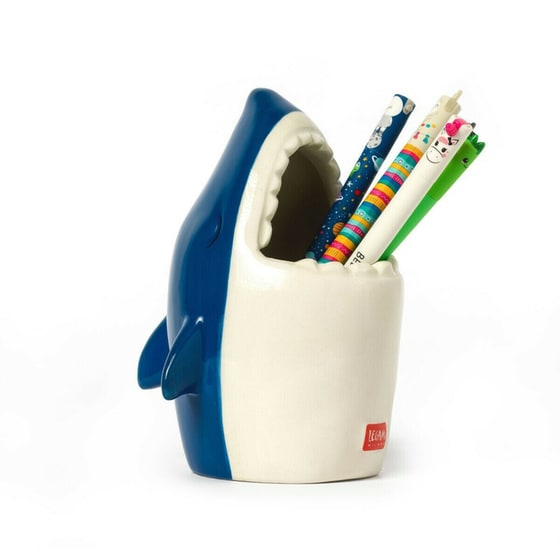 LEGAMI Κεραμική Μολυβοθήκη Desk Friends Shark image 0