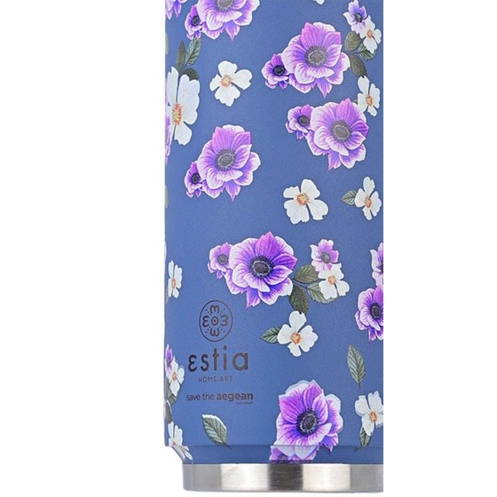 Παγούρι Θερμός Estia Home Art Save The Aegean Garden Blue 500 ml image 1