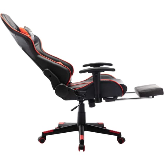 Καρέκλα Gaming VidaXL από Τεχνητό Δέρμα - Μαύρη/ Κόκκινη image 4