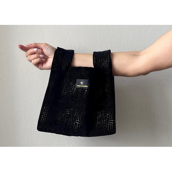 Γυναικεία Τσάντα Χειρός Always On Sunday Velvet Pixie Small - Black image 1