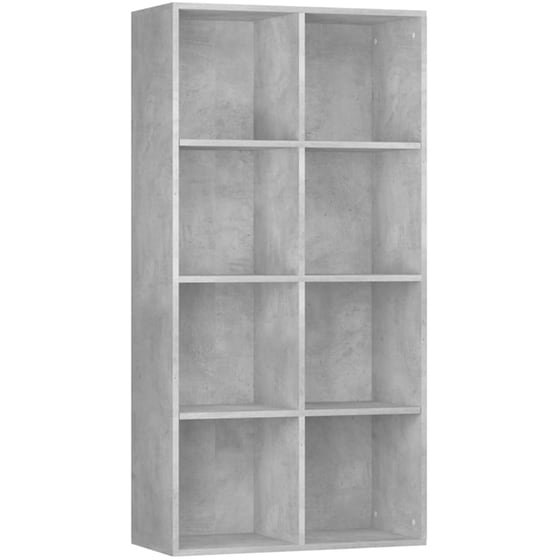 Βιβλιοθήκη VidaXL από  Μοριοσανίδα 66x30x130 cm - Γκρι image 0