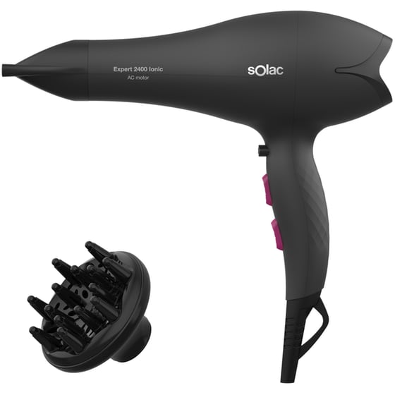 Σεσουάρ Μαλλιών SOLAC SP7152 Expert Ionic 2400 W Μαύρο image 2