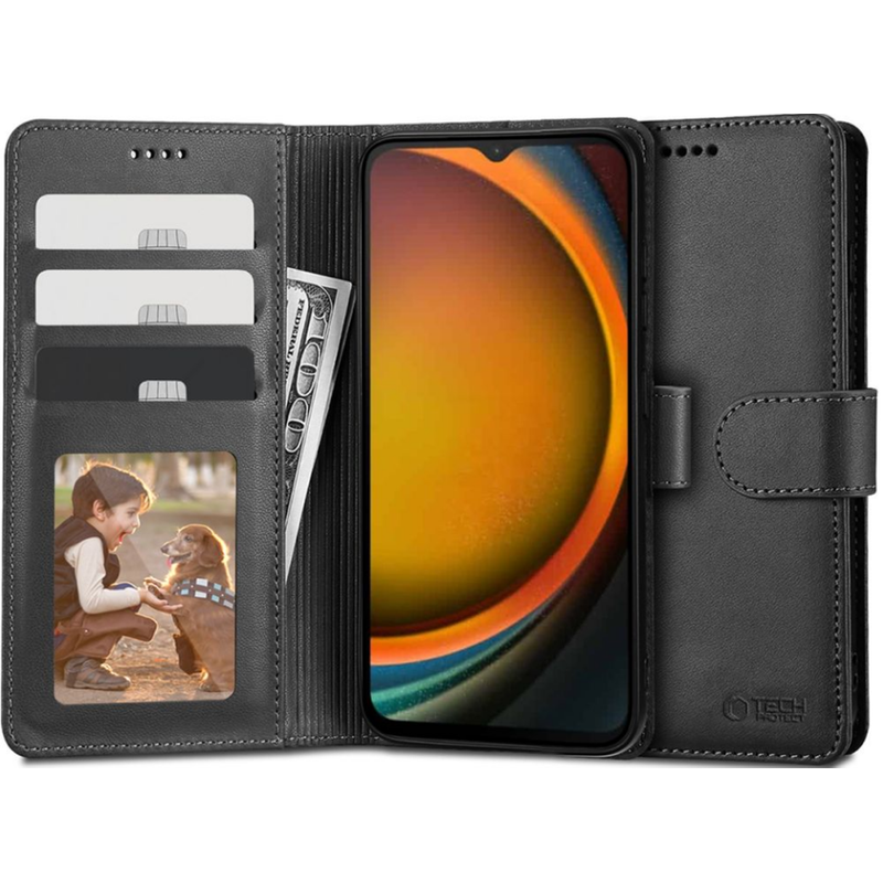 TECH-PROTECT Θήκη Samsung Galaxy XCover7 - Tech-Protect Wallet - Black