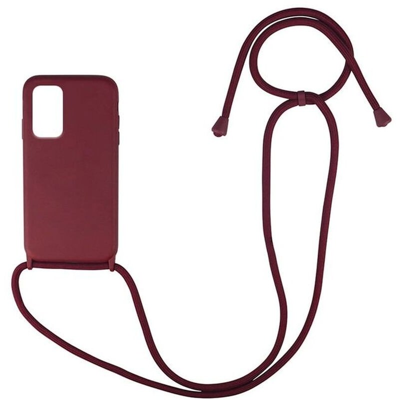 Θήκη Samsung Galaxy A02S - Sonique Carryhang Με Κορδόνι - Μπορντό