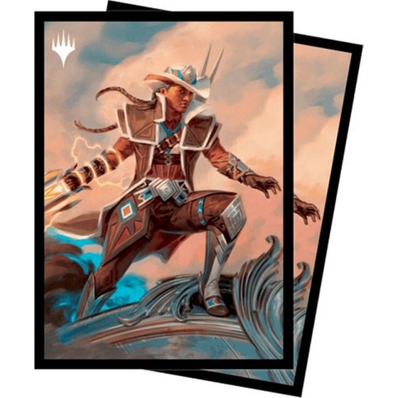 Ultra Pro Card Sleeves Standard Size - Outlaws Of Thunder Junction Annie Flash, The Veteran (100 Sleeves) image 0