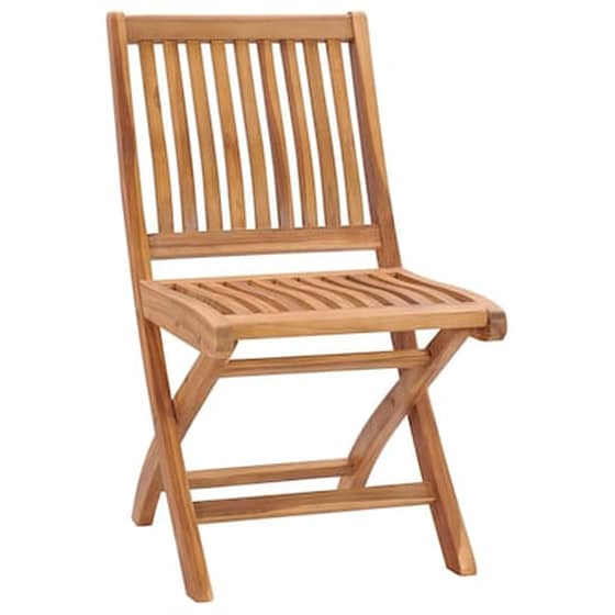Vidaxl Καρέκλες Κήπου 2 Τεμ. Από Μασίφ Ξύλο Teak Με Γκρι Μαξιλάρια image 3