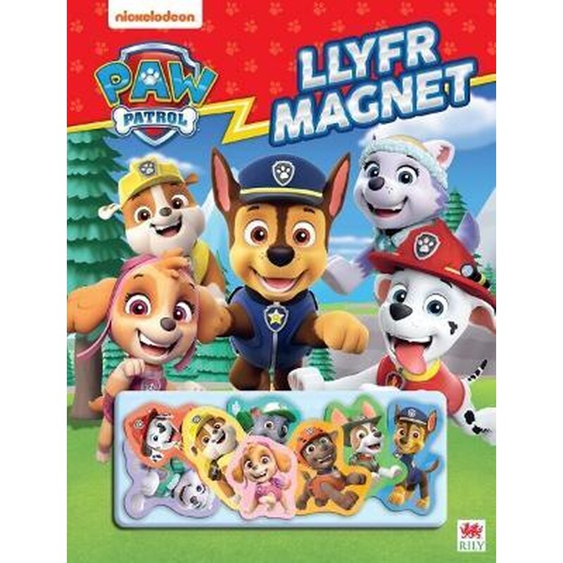 Paw Patrol - Llyfr Magnet