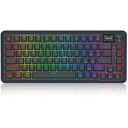 Redragon Flekact K708RGB Gaming Μηχανικό Ασύρματο 2.4 GHz/Bluetooth Πληκτρολόγιο RGB Μαύρο (US)