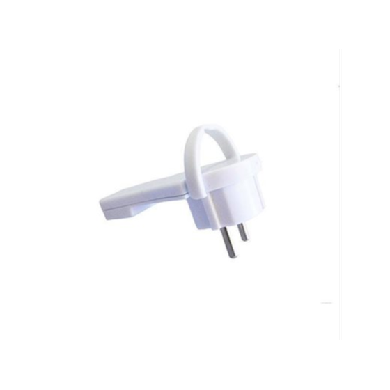 Φις Ρεύματος Telco KF-GRC-03 Αρσενικό Σούκο με Δαχτυλίδι - Λευκό image 0