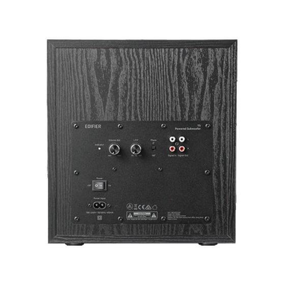 Edifier T5 Αυτοενισχυόμενο Subwoofer 70 W - Μαύρο image 4