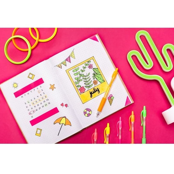 Στυλό Gel Pilot G-2 0.7 mm Neon Πορτοκαλί image 1