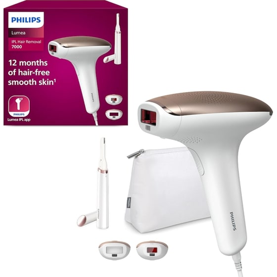 Σετ Αποτριχωτική Μηχανή PHILIPS Lumea BRI921/00 & Trimmer με Τεχνολογία IPL για Σώμα & Πρόσωπο Λευκό/Ροζ image 9