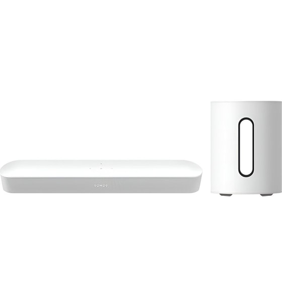 Sonos Beam Gen2 Soundbar 80W 2.0 + Sonos Sub Mini Λευκό image 2