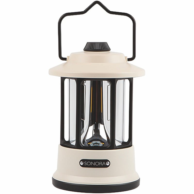Sonora Φανάρι Led Επαναφορτιζόμενο για Camping με Powerbank 170lm 5W Μπεζ