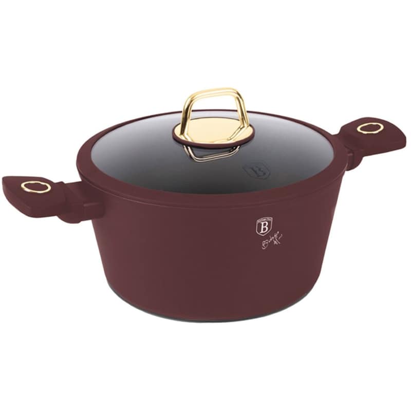 Κατσαρόλα BERLINGER HAUS BH8041 24 cm 4.1 L Μπορντό BERLINGER HAUS