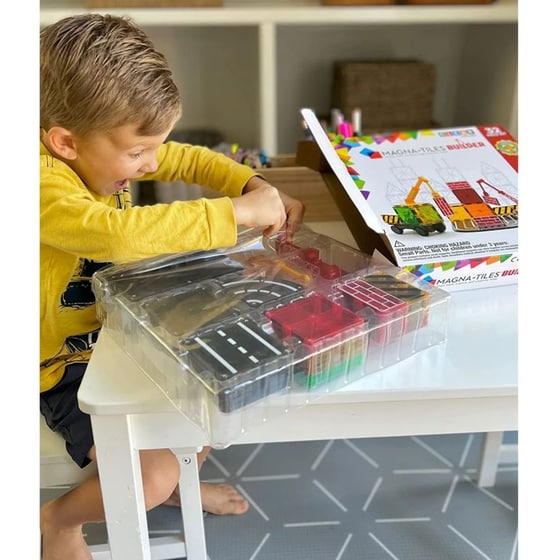 Magna-Tiles® Builder Μαγνητικό Παιχνίδι Κατασκευών - 32 Κομμάτια (21632) image 5