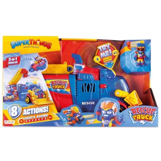 AS Company Superthings Όχημα με Φιγούρα - Rescue Truck image 4