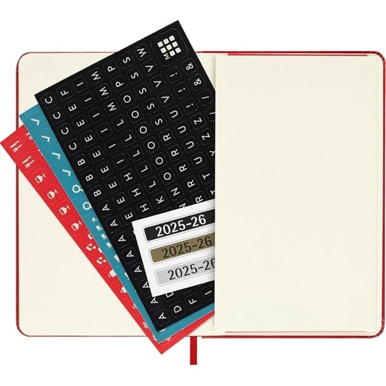 Ημερολόγιο Εβδομαδιαίο Moleskine 2025-2026 18Μ Pocket Scarlet Red Hard image 6