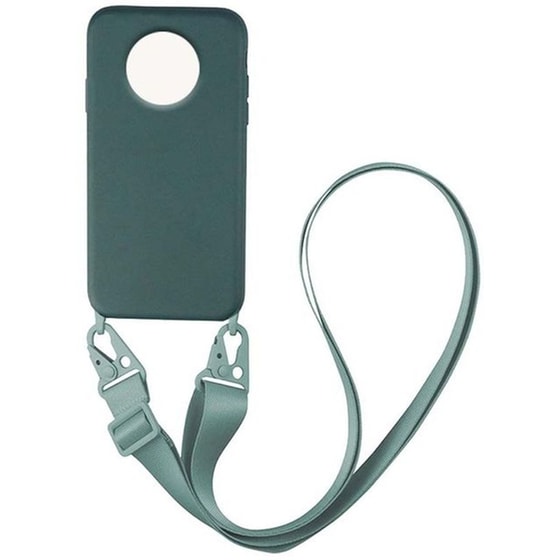 Θήκη Xiaomi Redmi Note 9T - Sonique Carryhang Liquid Silicone Strap - Πράσινο image 0