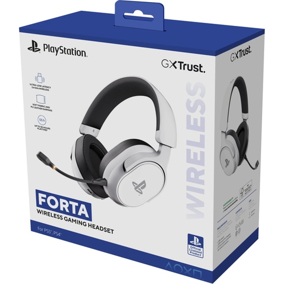 Gaming Ασύρματα Ακουστικά Κεφαλής Trust GXT 499 Forta - White image 14