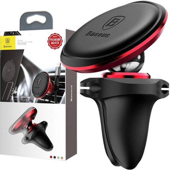 Βάση Στήριξης Αυτοκινήτου Baseus Magnetic Air Vent -  Red image 0
