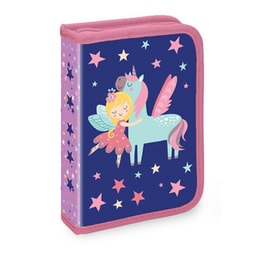 Κασετίνα Unicorn Stars Υοllο Με 1 Φερμουάρ Γεμάτη 30 Τεμ.