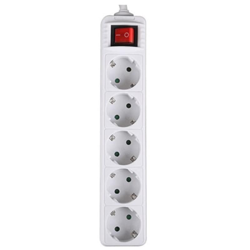 LAMTECH Πολύπριζο Lamtech LAM023732 5 θέσεων 1.4m - Λευκό