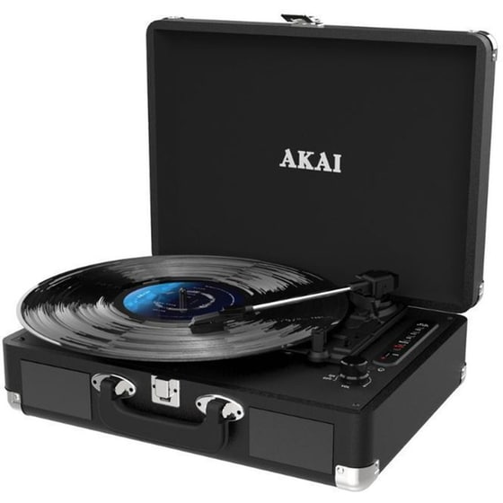 Πικάπ Akai ATT-18BT Με Ενσωματωμένα Ηχεία - Μαύρο image 0