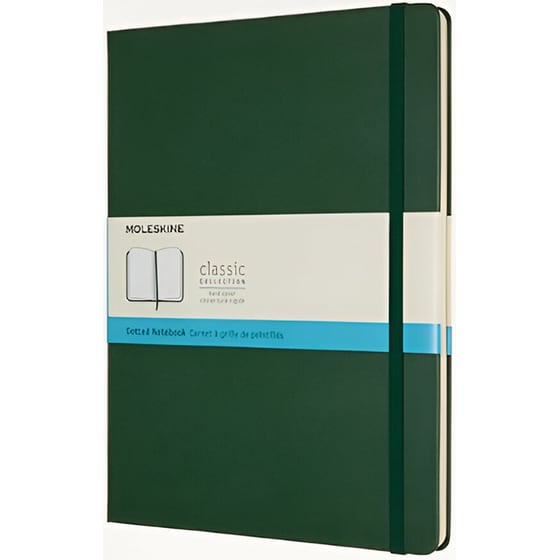 Σημειωματάριο Moleskine με Τελείες XL Πράσινο (1 Τεμάχιο) image 0