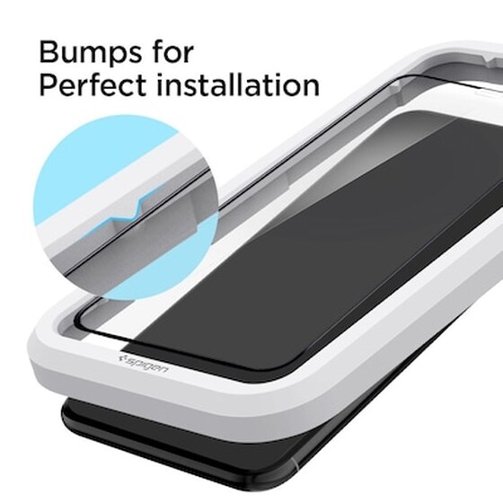 Προστατευτικό οθόνης Apple iPhone 11 - Spigen Alignmaster Full Face Black Tempered Glass image 1