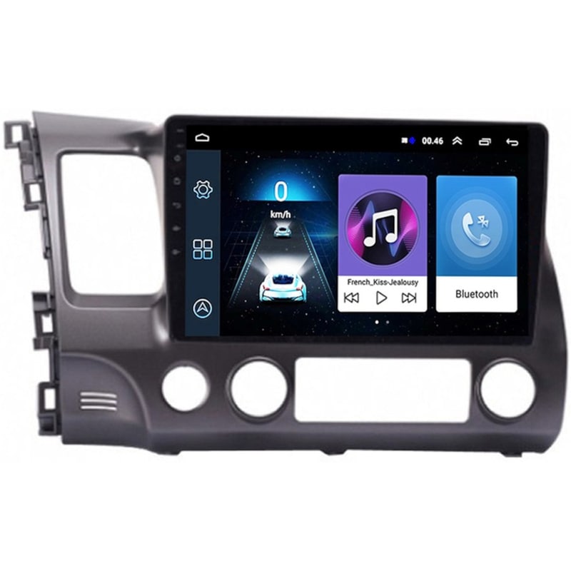 Ηχοσύστημα με Οθόνη Αφής 10 Android GPS Wi-Fi Bluetooth 2GB/ 16GB για Honda Civic 4D (2006 - 2012) - Μαύρο