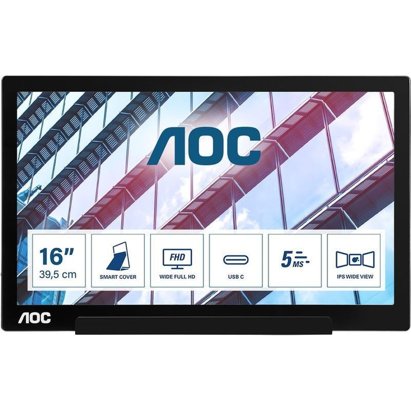 AOC AOC I1601P Monitor 15.6 FHD IPS Flat 60Hz 5ms