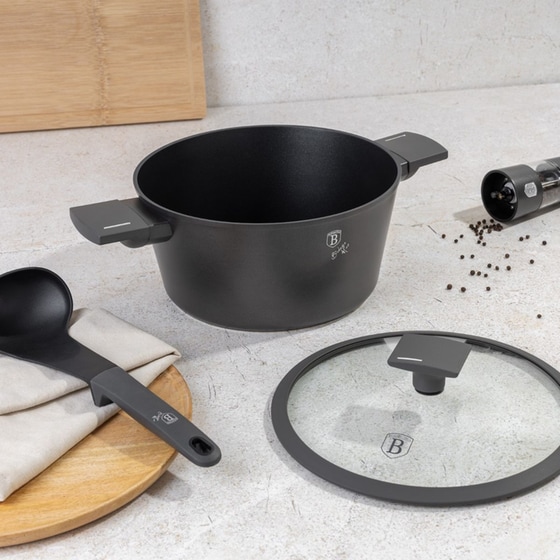 Κατσαρόλα BERLINGER HAUS BH8131 24 cm 4.1 L Ανθρακί image 2