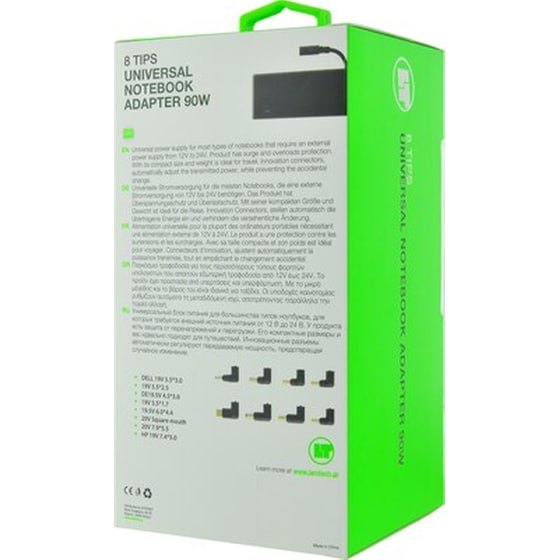 Φορτιστής Laptop Universal - Lamtech Lam100037 1-20V 90W - Black image 1