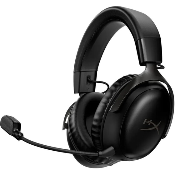HyperX Cloud III Gaming Ασύρματα Ακουστικά 2.4GHz/USB - Μαύρα image 0