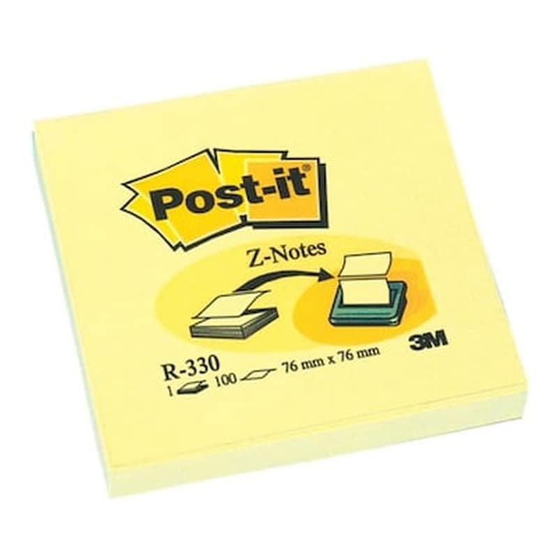 3M 3m Post-it Z-note Refill Yellow R330 76x76mm (mmmr330)