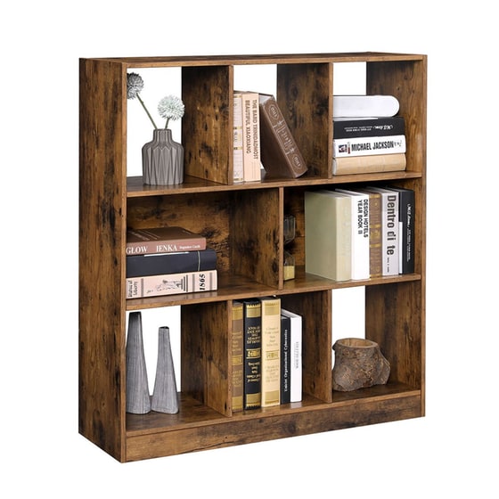 Βιβλιοθήκη Vasagle LBC52BX από Μοριοσανίδα 97.5x30x100 cm - Καφέ image 3