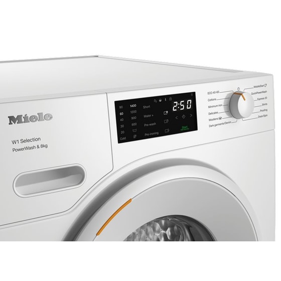 MIELE WSB363 WCS Pwash 8 kg 1.400 Στροφές Λευκό με Wi-Fi Πλυντήριο Ρούχων image 3