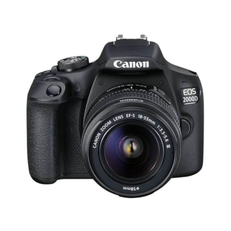 Φωτογραφική Μηχανή DSLR Canon EOS 2000D Kit 18-55mm DC Μαύρο