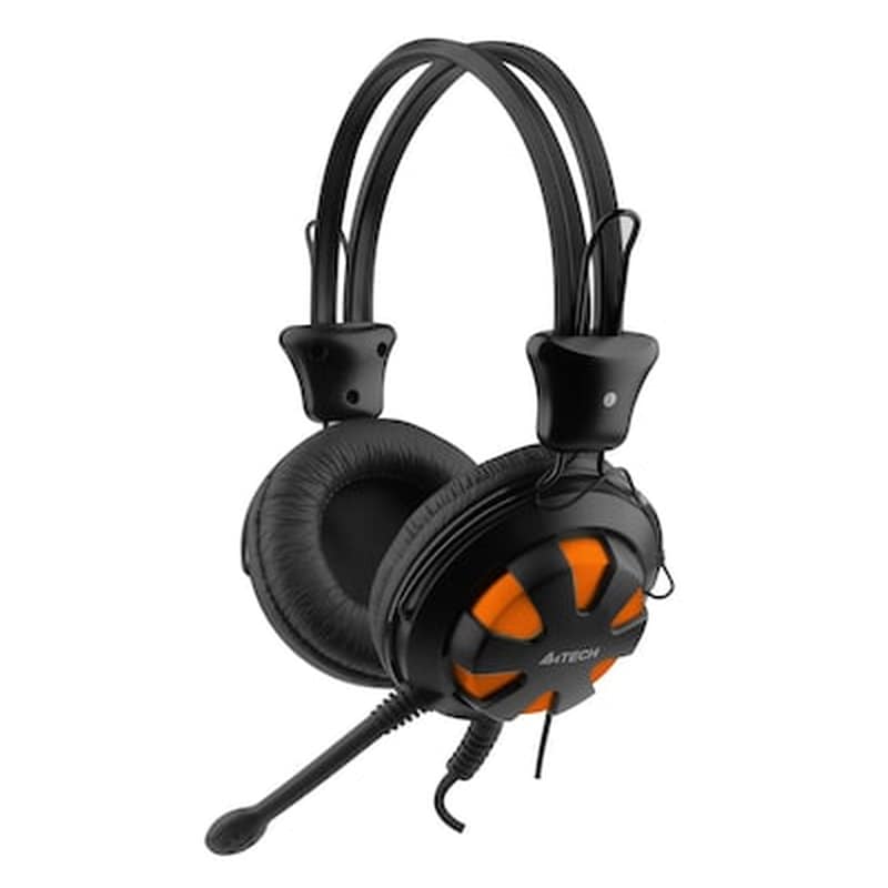 A4TECH Ακουστικά Headset A4Tech HS-28 με Μικρόφωνο Ακουστικά Κεφαλής Πορτοκαλί